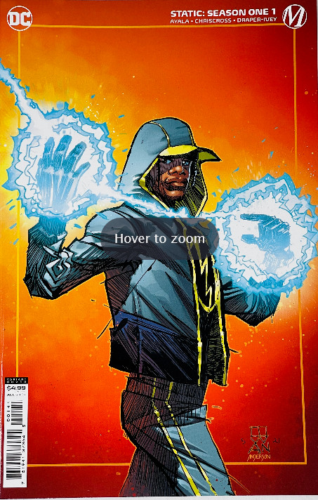 STATIC SEASON ONE #1 1:25 DENYS COWAN VARIANT DC MILESTONE STATIC SEASON ONE #1 1:25 DENYS COWAN VARIANT DC MILESTONE