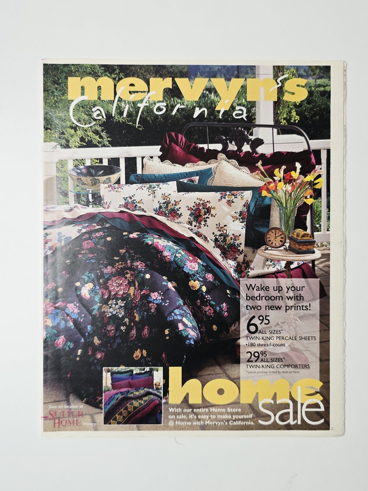1997 Mervyn\'s California Home Sale and Family Fashion Circular 32 Pages Vintage
