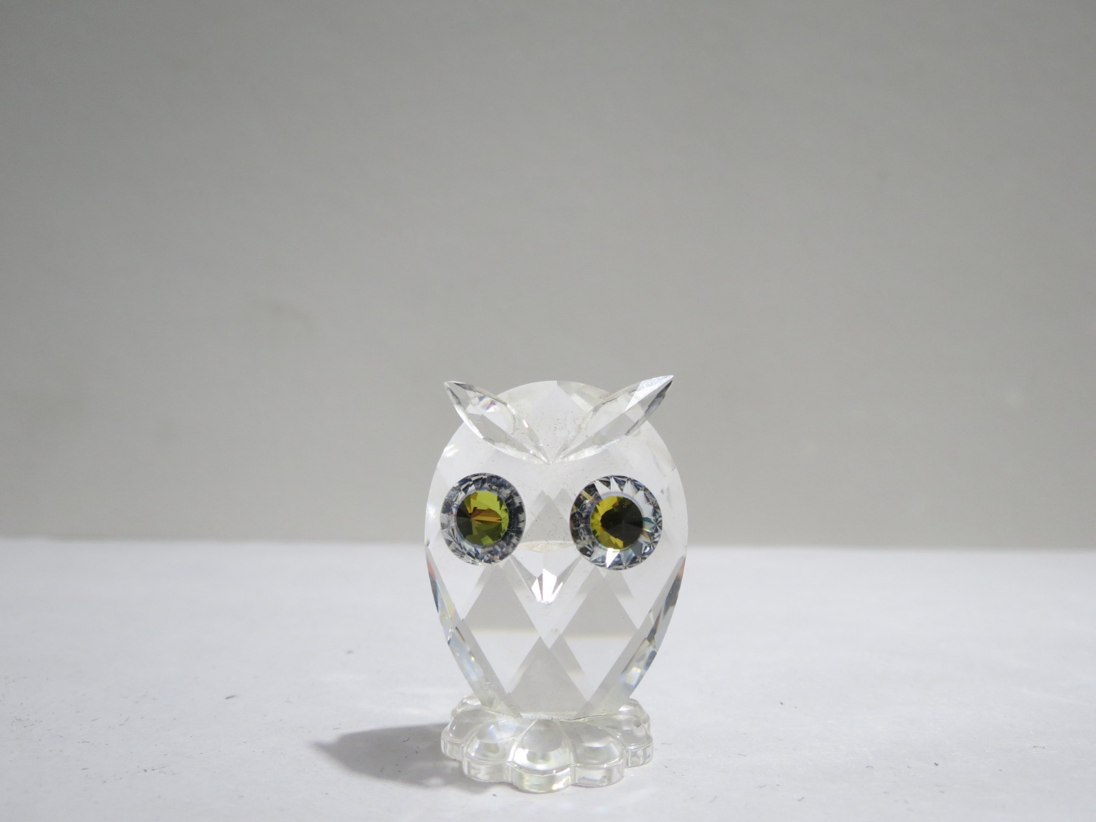 Retired Swarovski Crystal Mini Owl Figurine #010014