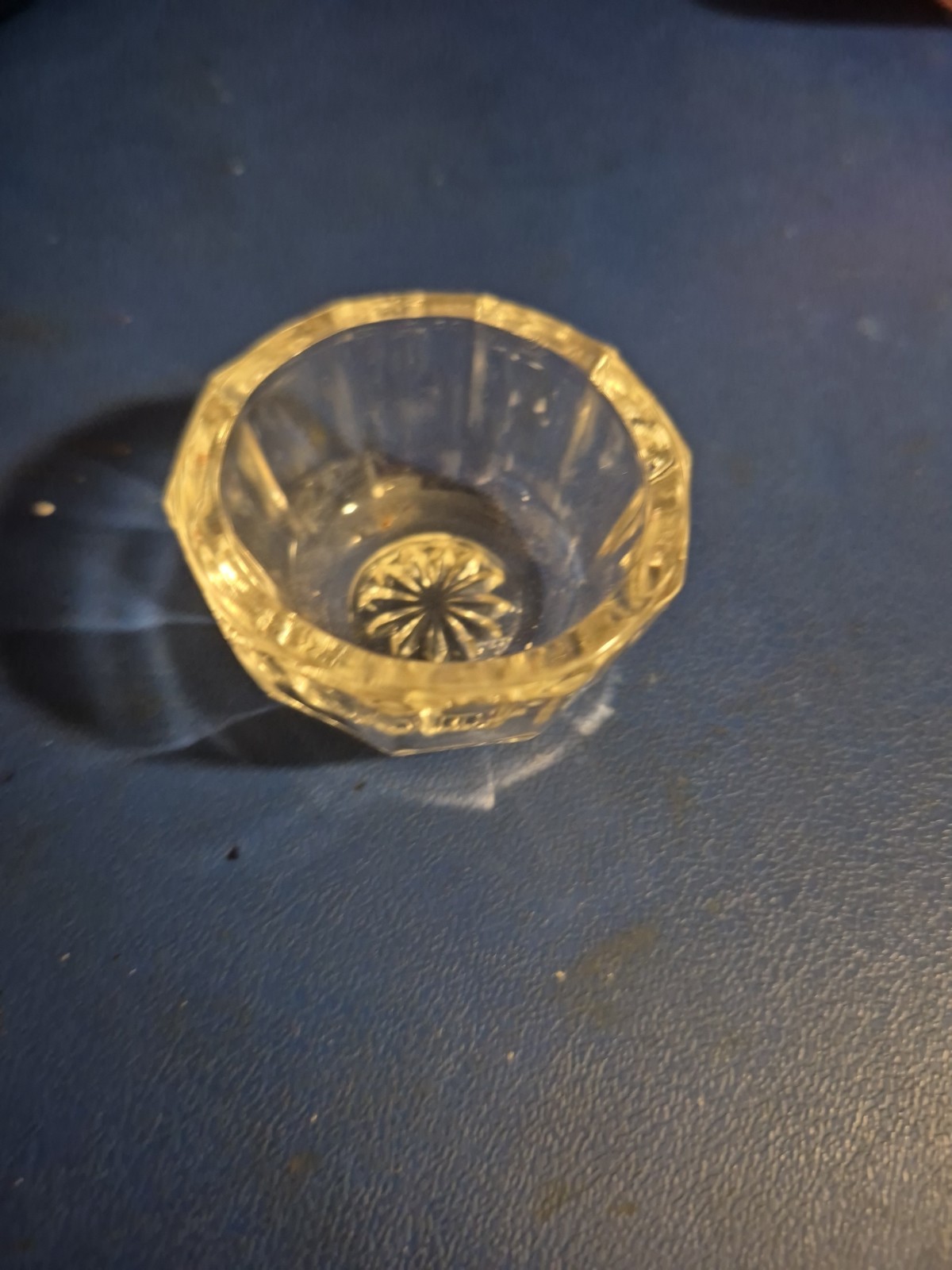 Vintahe Westmorland Clear Salt Cellar