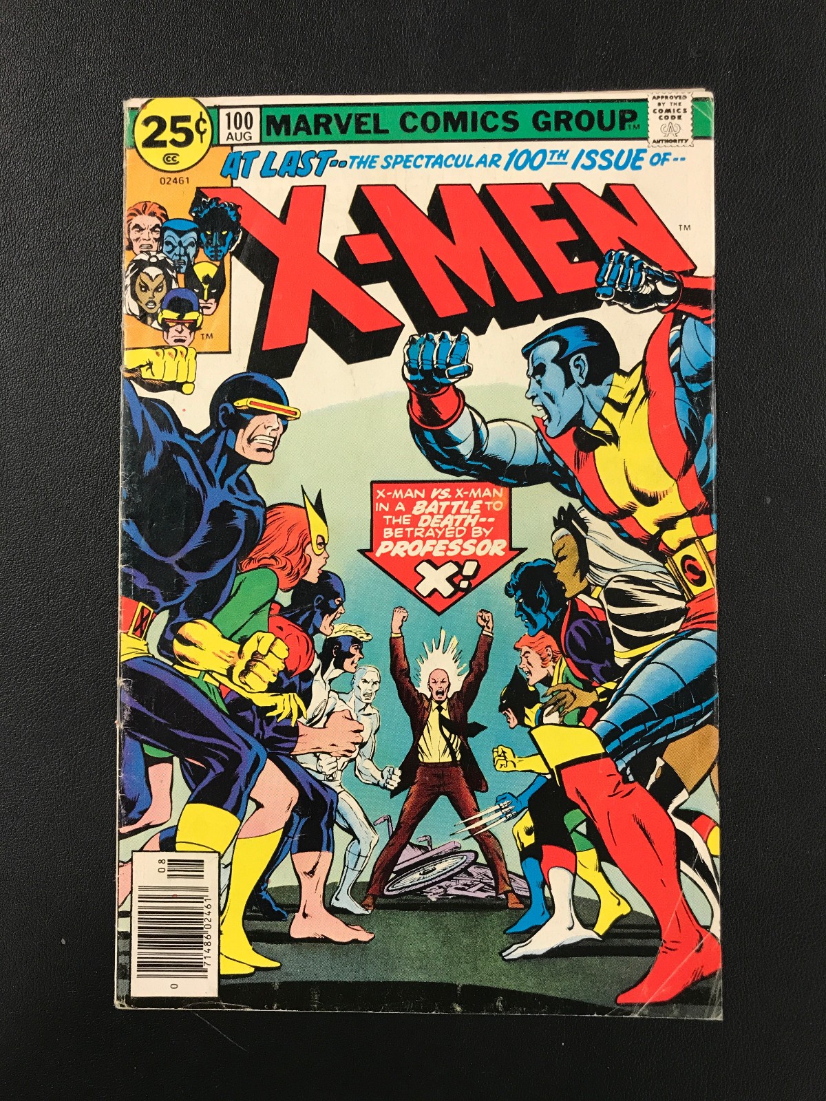 Uncanny X-Men #100 VG 1976 KEY Battle of original X-Men vs new X-Men NICE