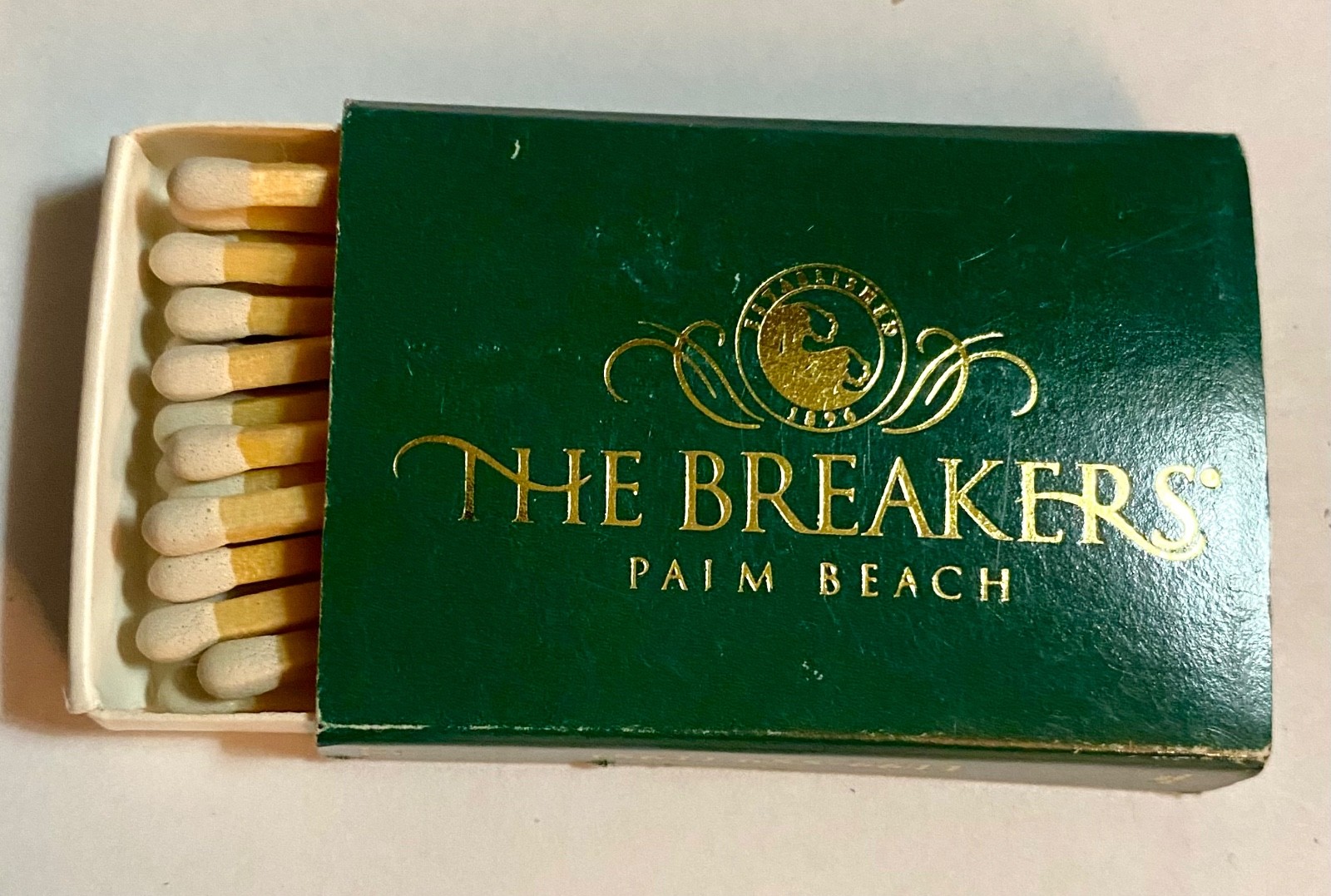 The Breakers Palm Beach Vintage Matchbook Full Matchbox