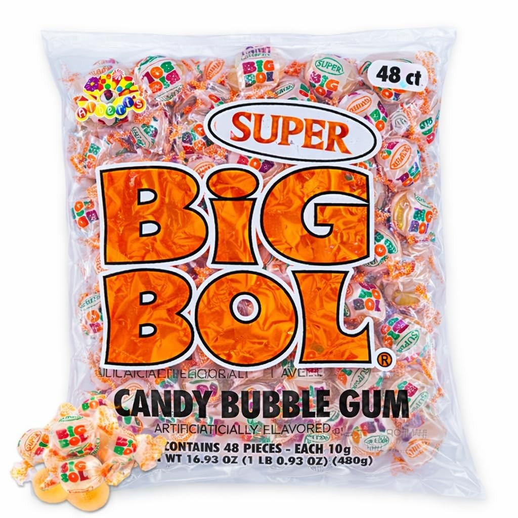 ALBERT\'S Candy Super BIG BOL Bubble Gum, 1 Count (Pack of 1), Big Bol