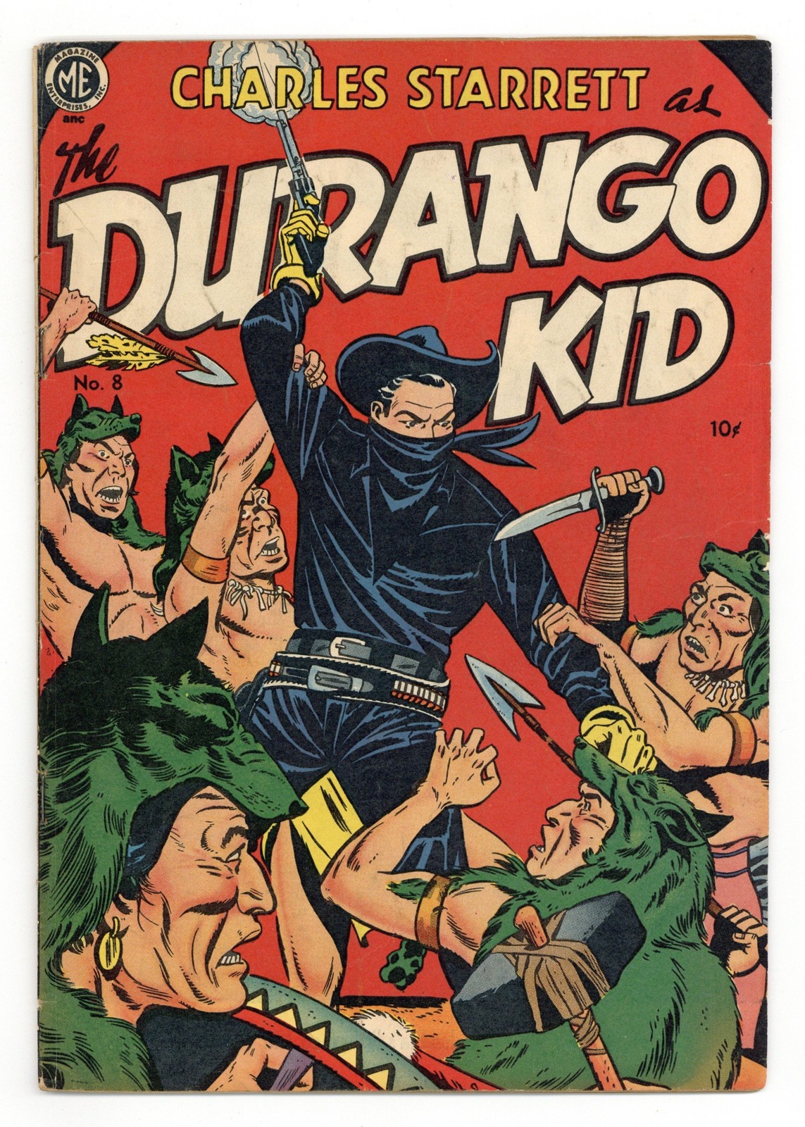 Durango Kid #8 VG- 3.5 1950