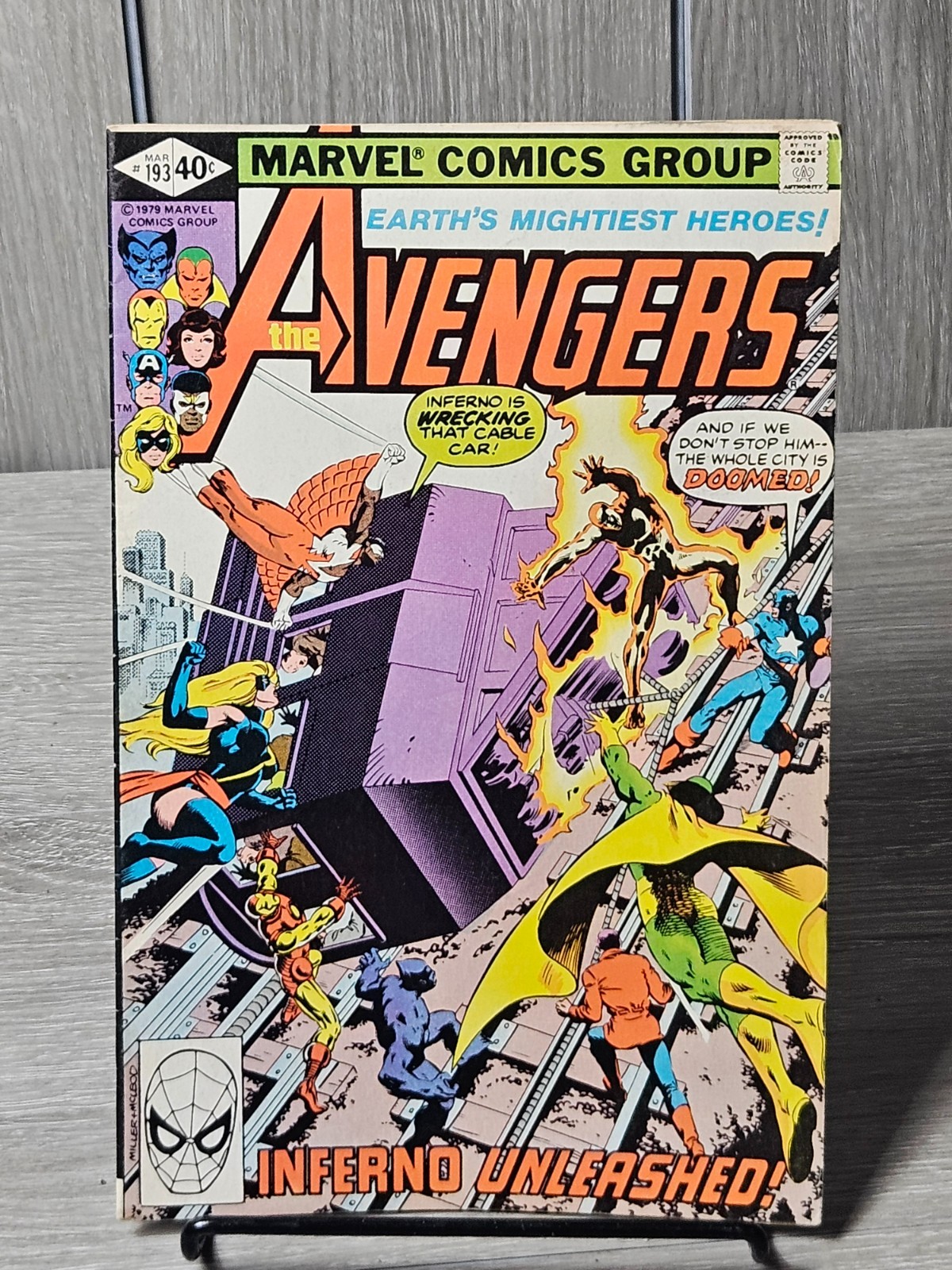 Avengers (1963) #193 Frank Miller Cvr Inferno  combined shipping