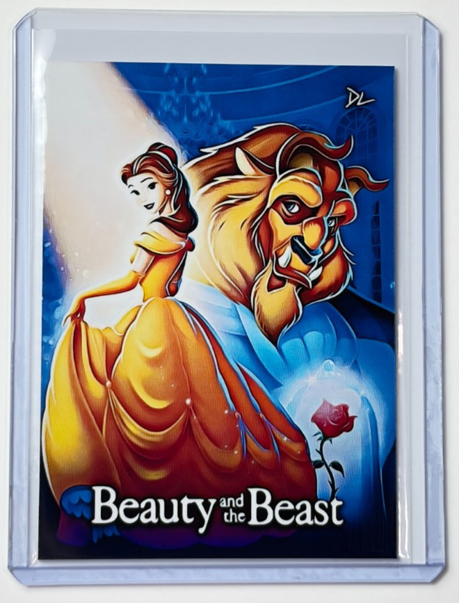 Beauty And The Beast Limited Artist Signed “Disney Classic” Trading Card 3/10
