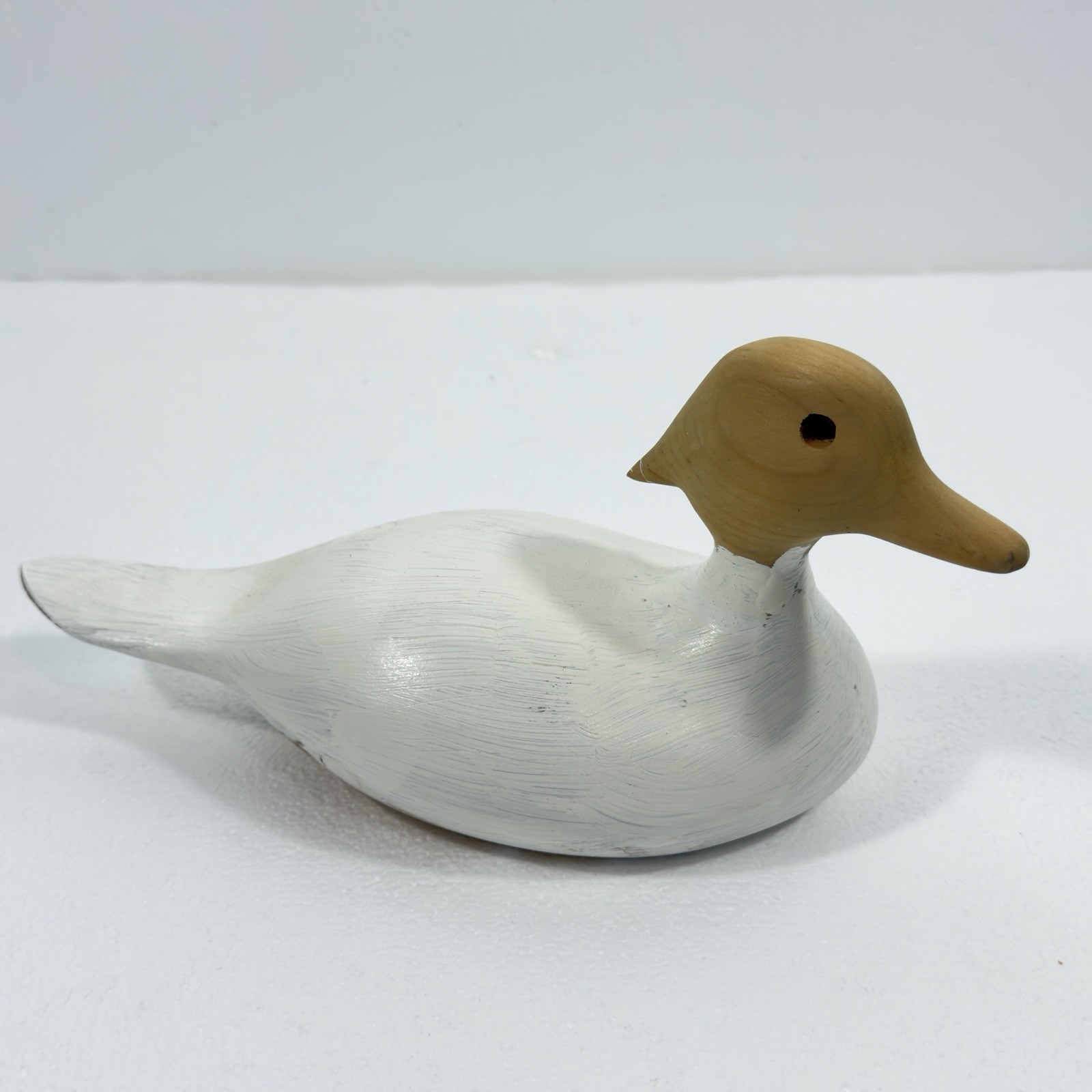 New Wood Duck Mallard Decoy Hand Carved & Painted Blank Canvass Lodge Cabin