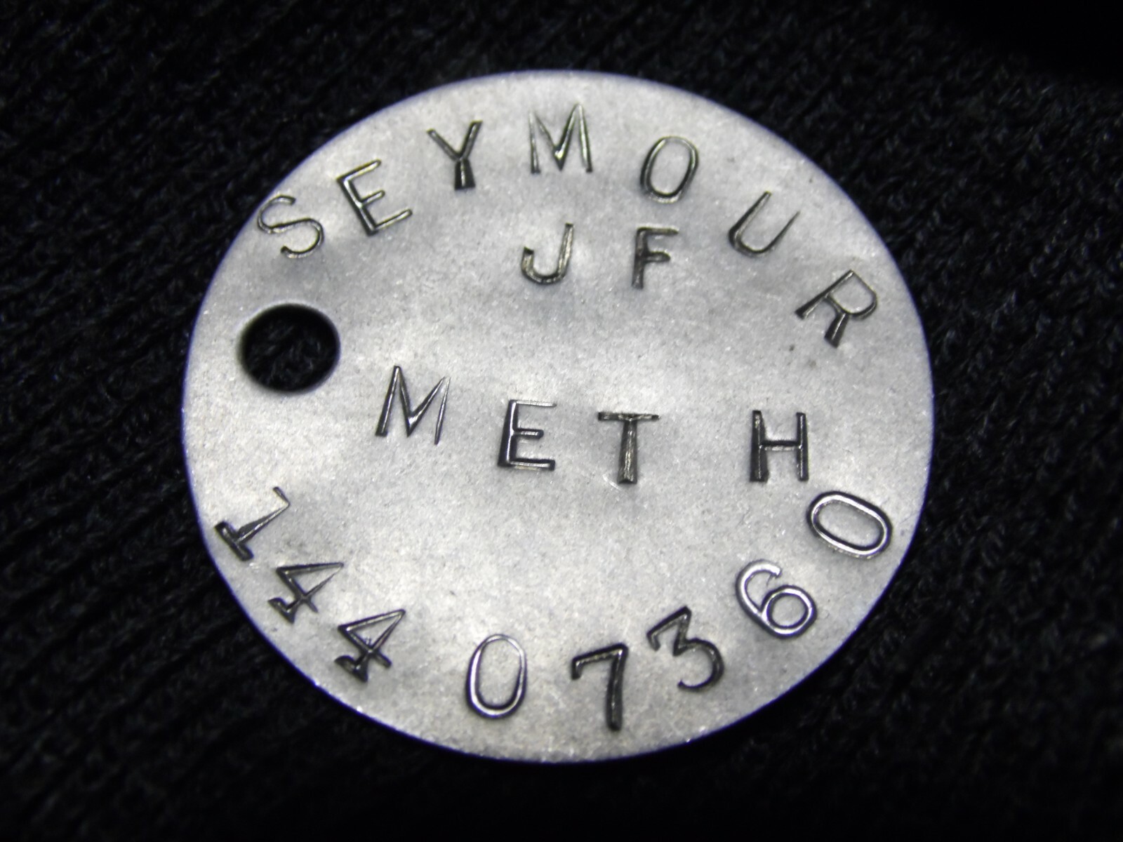 WW2 relic dogtag ww2 RAC RTR Recce Replacement from GSC - SEYMOUR 360