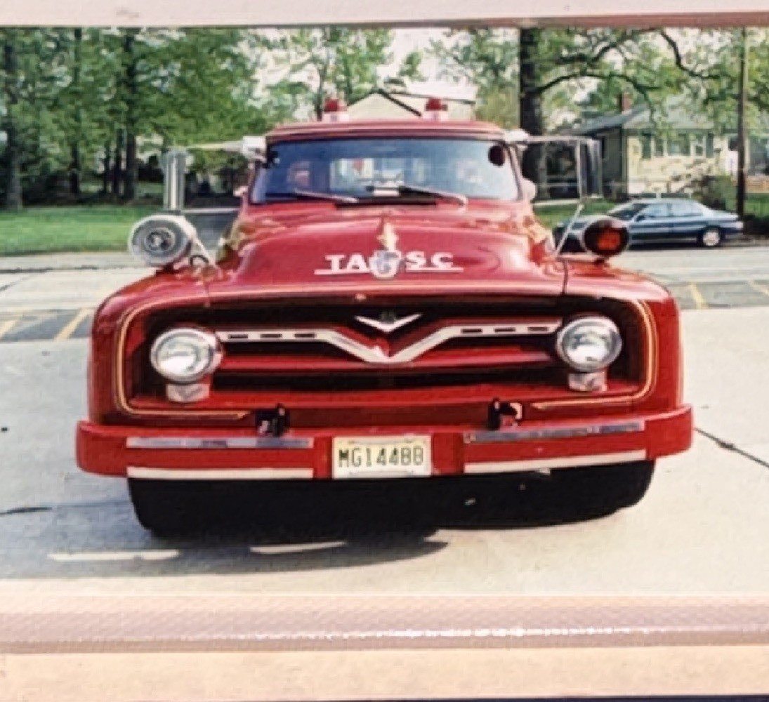 TASC Lawrence Harbor NJ 1953 Ford Fire Truck Photo - 4”x6” Firefighting Rescue