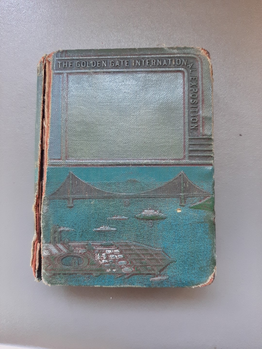 RARE---Vintage Pat 1923 Book Bank - GOLDEN GATE INT\'L EXPOSITION-San Francisco