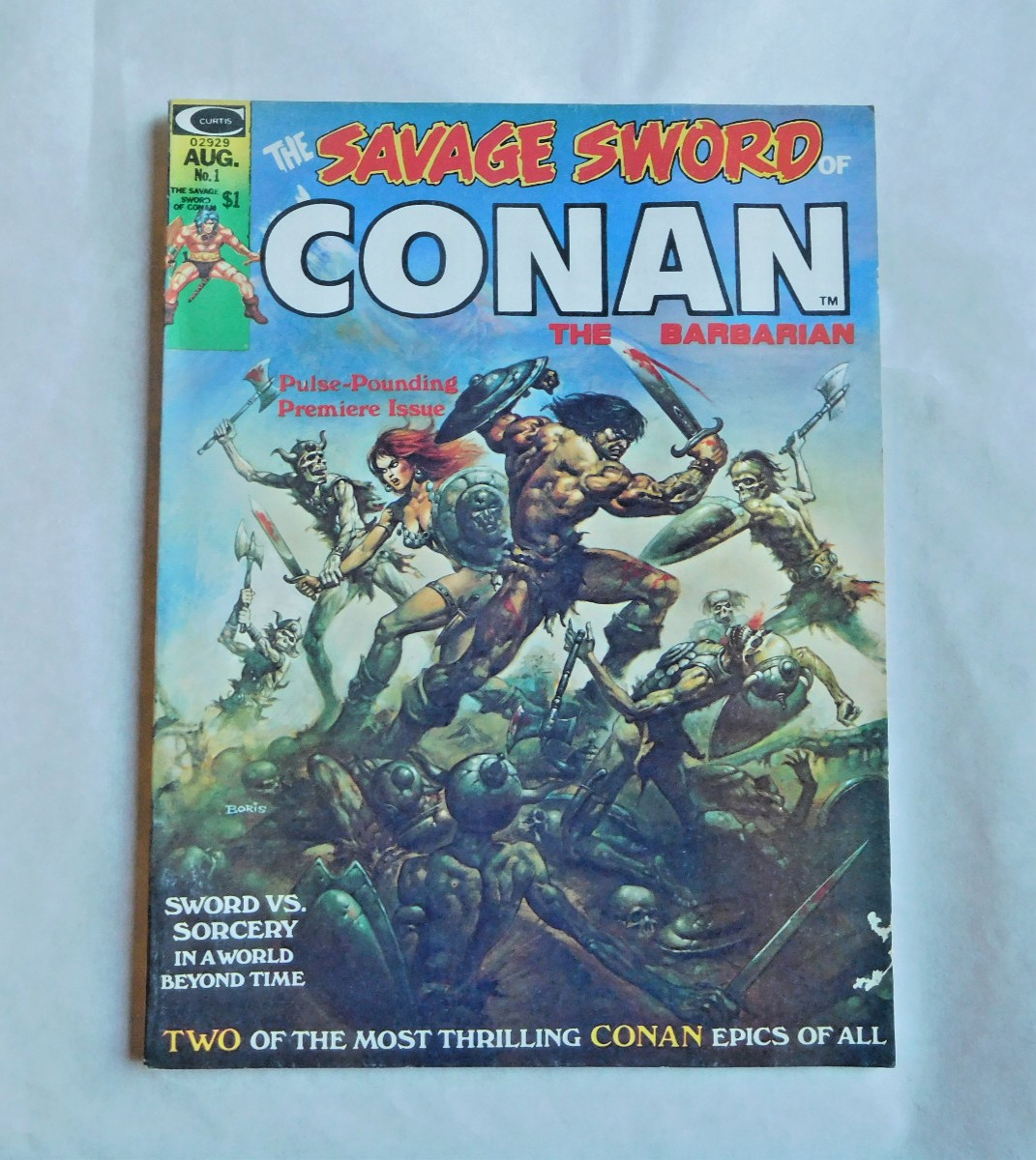 The Savage Sword of Conan: The Original Comics Softcover   1974 Curtis