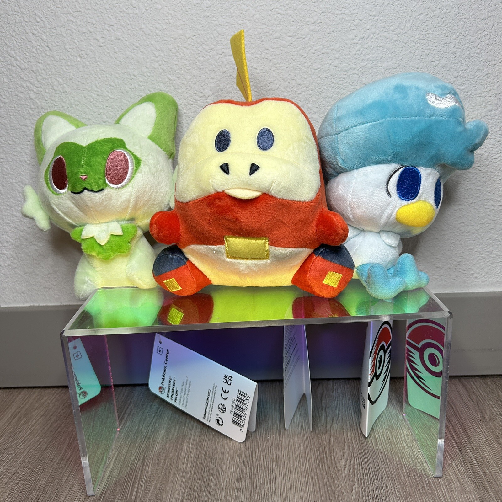 New Pokemon Dolls Sprigatito Fuecoco Quaxly Pokedoll Plush Scarlet & Violet