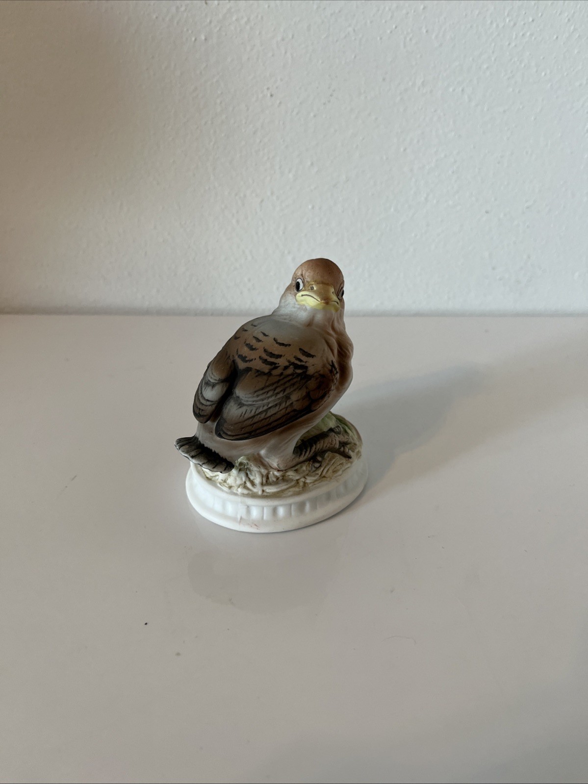 Lefton China Handpainted Snow Bird Figurine KW1637