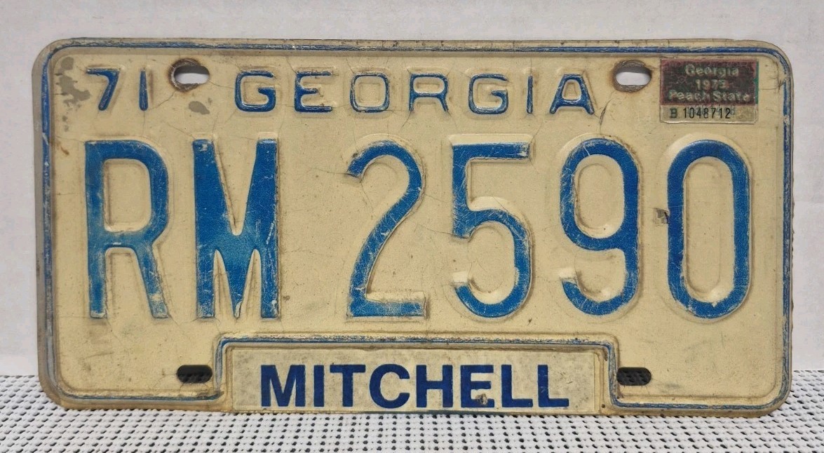 Vintage Original 1971 Georgia \