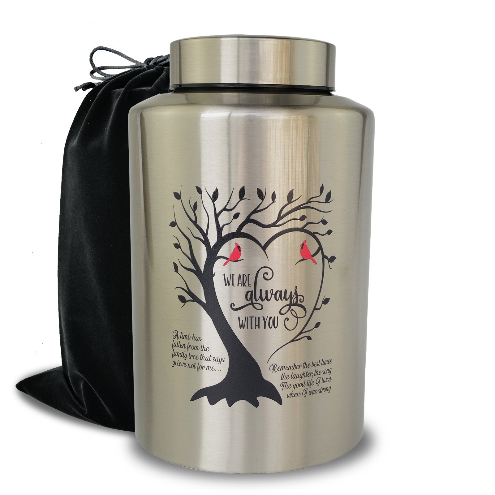 Large Cremation Family Tree DecortaiveUrns for Adult Male Female Man Women Ashes