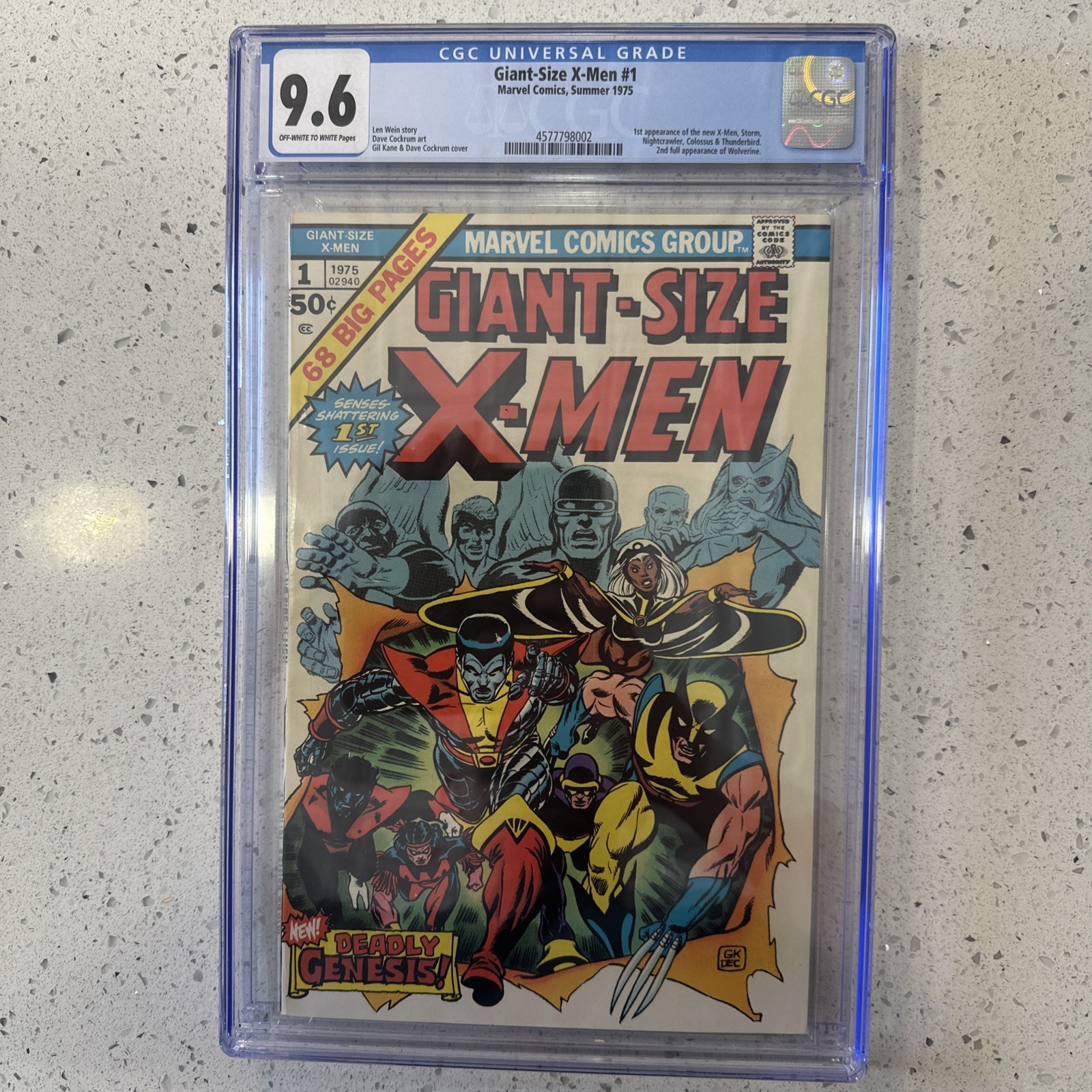 Giant-Size X-Men #1 CGC NM+ 9.6 1st Appearance New Team Storm Marvel 1975