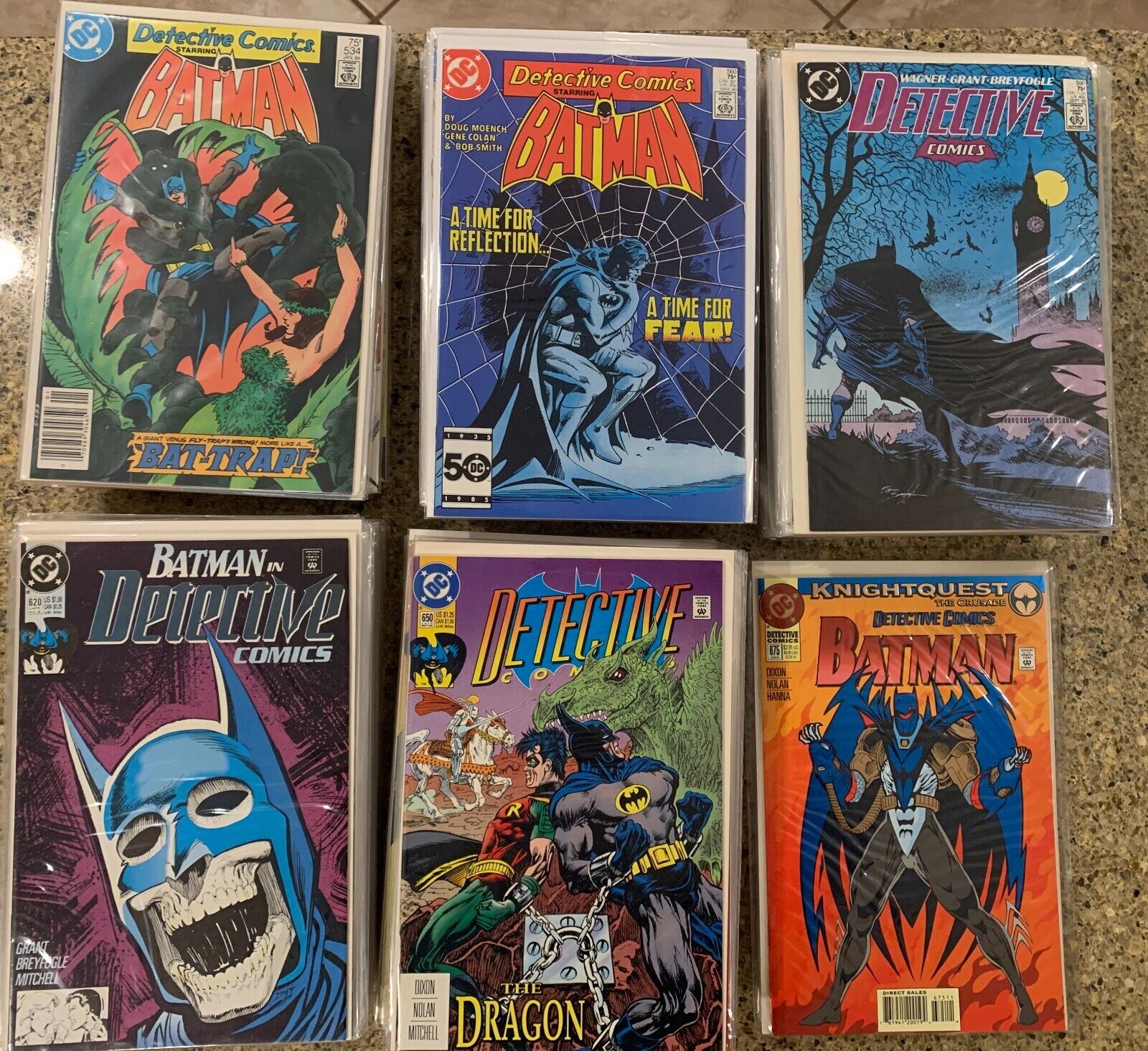 DC Comics: Detective Comics (1938), Issues 534-680, Annuals 1-7 (155 Total)