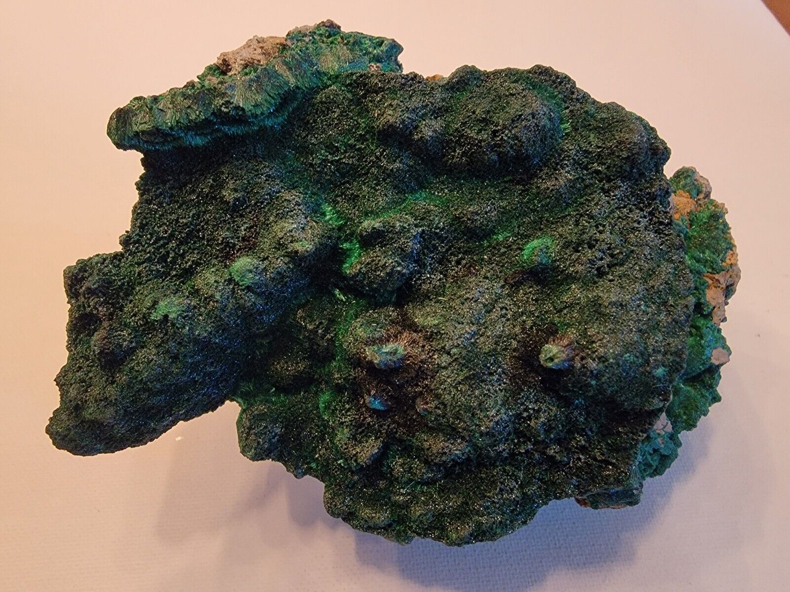 Large Silky Malachite Cluster