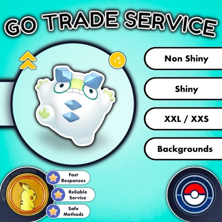 Pokémon GO Trade || Galarian Darumaka || XXL, XXS, Shiny Darumaka Available ✨