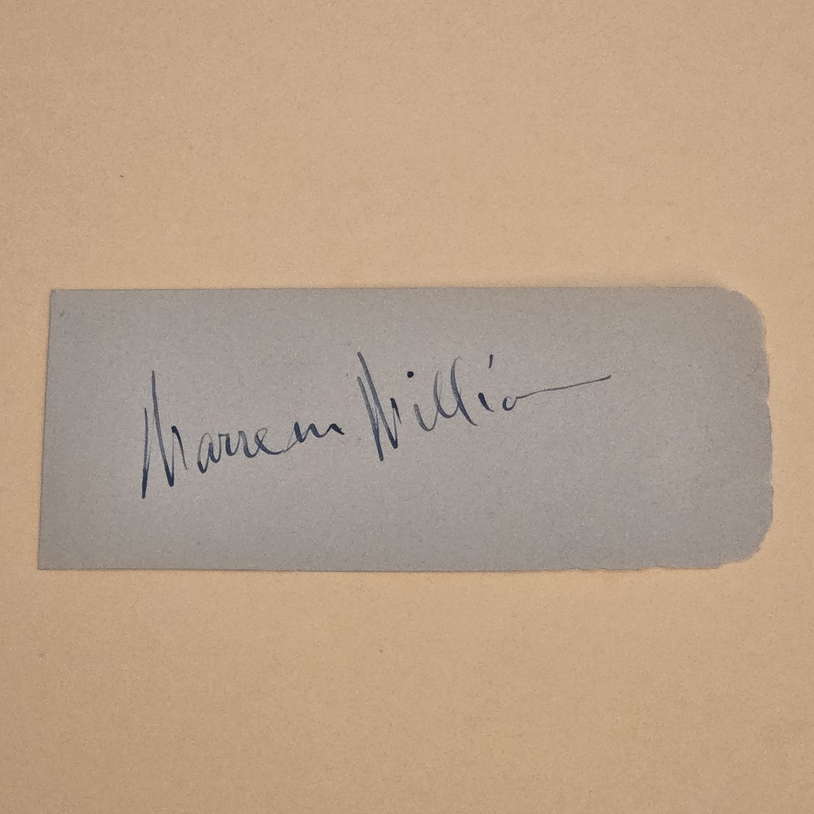 Warren William Signed Actor The Wolf Man Autograph Page Auto Jack Holt Ritz