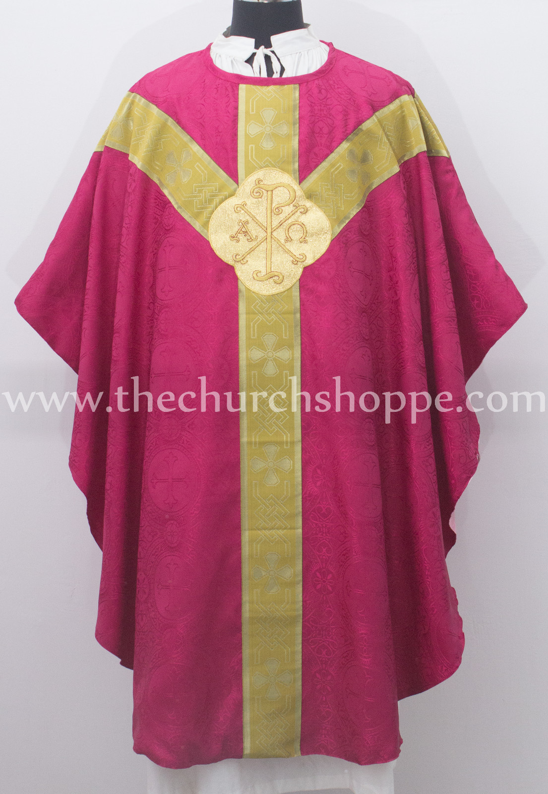 Dark Rose gothic vestment &  stole set ,Gothic chasuble ,casula ,casel