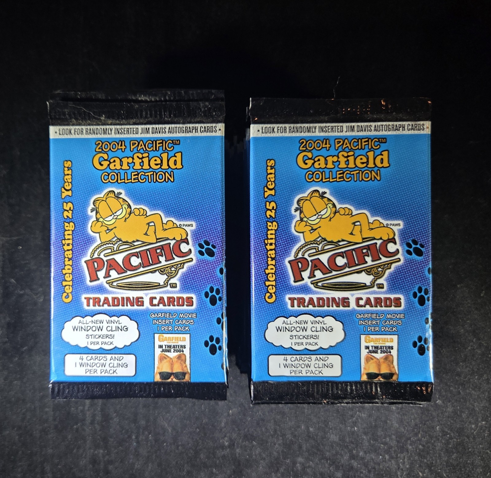 Garfield Collection Trading Cards - 2004 Pacific - Lot of 50 sealed packs 