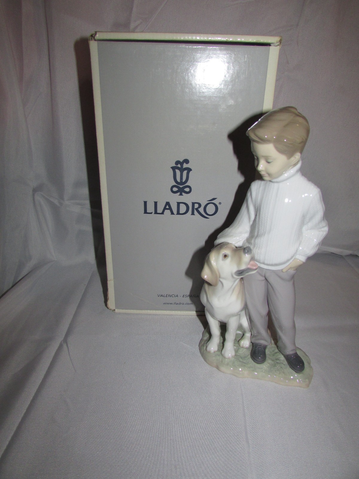 Vintage Lladro Figurine 6902 My Loyal Friend Artist Ernest Massuet Flawless