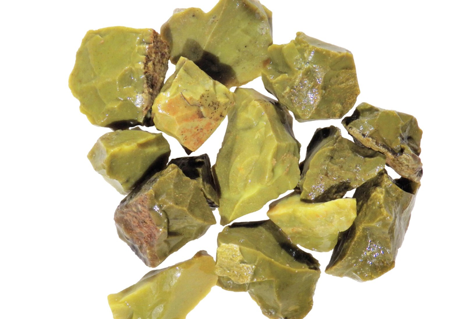1/2 lb Green Opal Common Rough Tumbling Rock from Madagascar 1/2 lb Green Opal Common Rough Tumbling Rock from Madagascar
