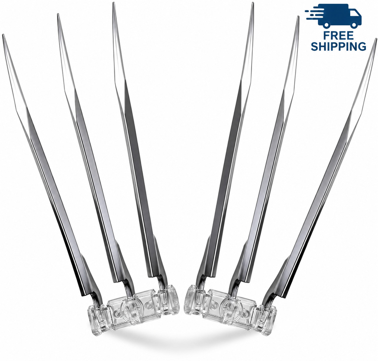 One Pair of Wolf Claws Anti-Break Real Wolverine Claws X-Men