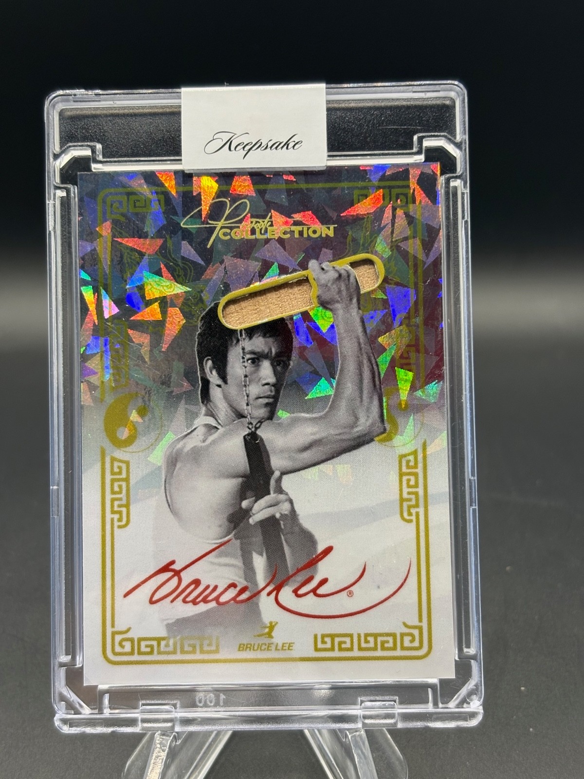Bruce Lee Keepsake Authentic Private Collection Nunchucks Relic 38/85 PCR-1