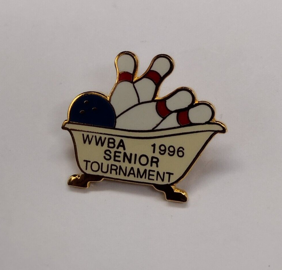 WWBA 1996 Senior Tournament Bowling Lapel Pin