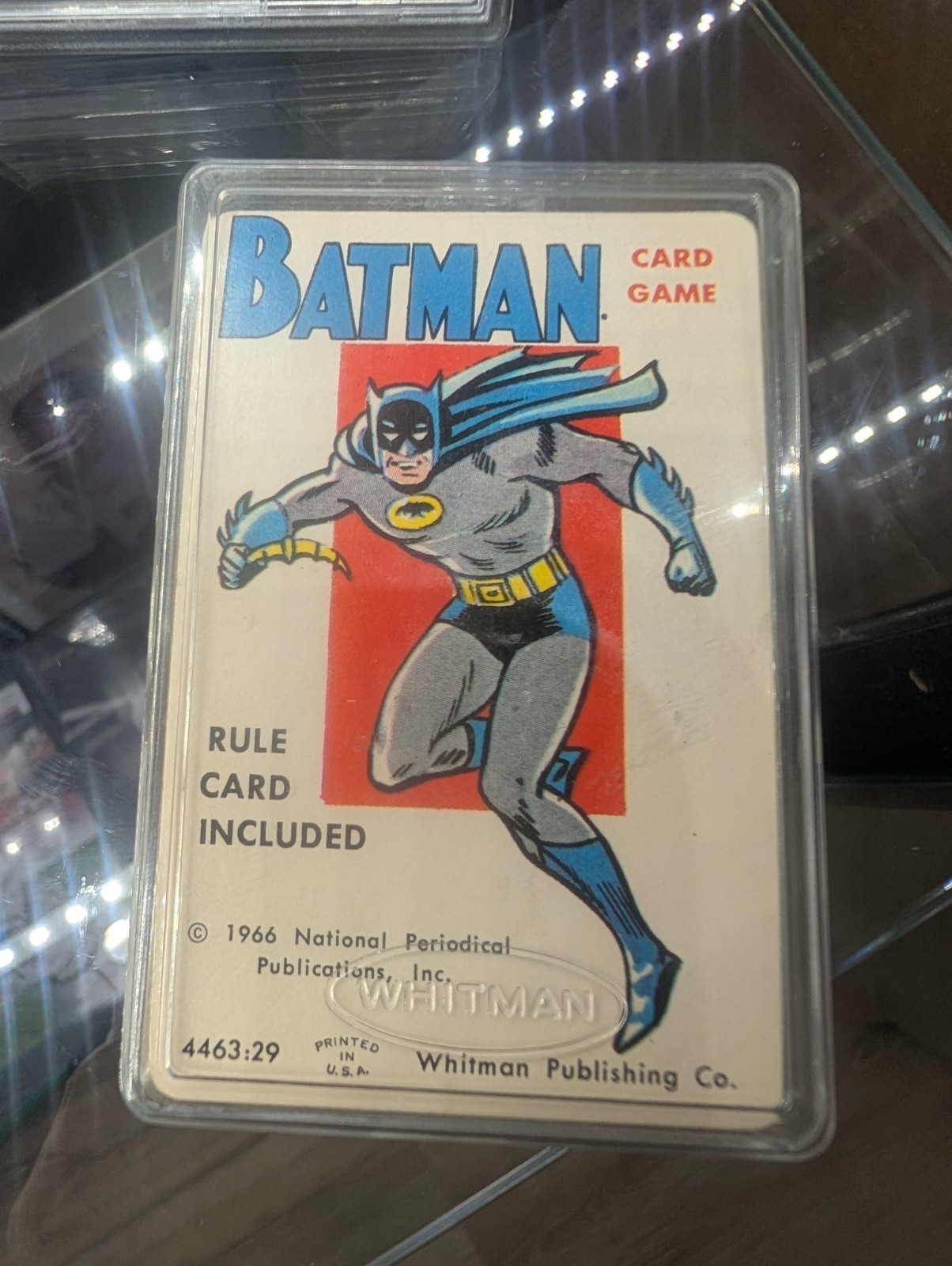 1966 Batman Card Game Whitman, Excellent, Complete Set Original Case 👍