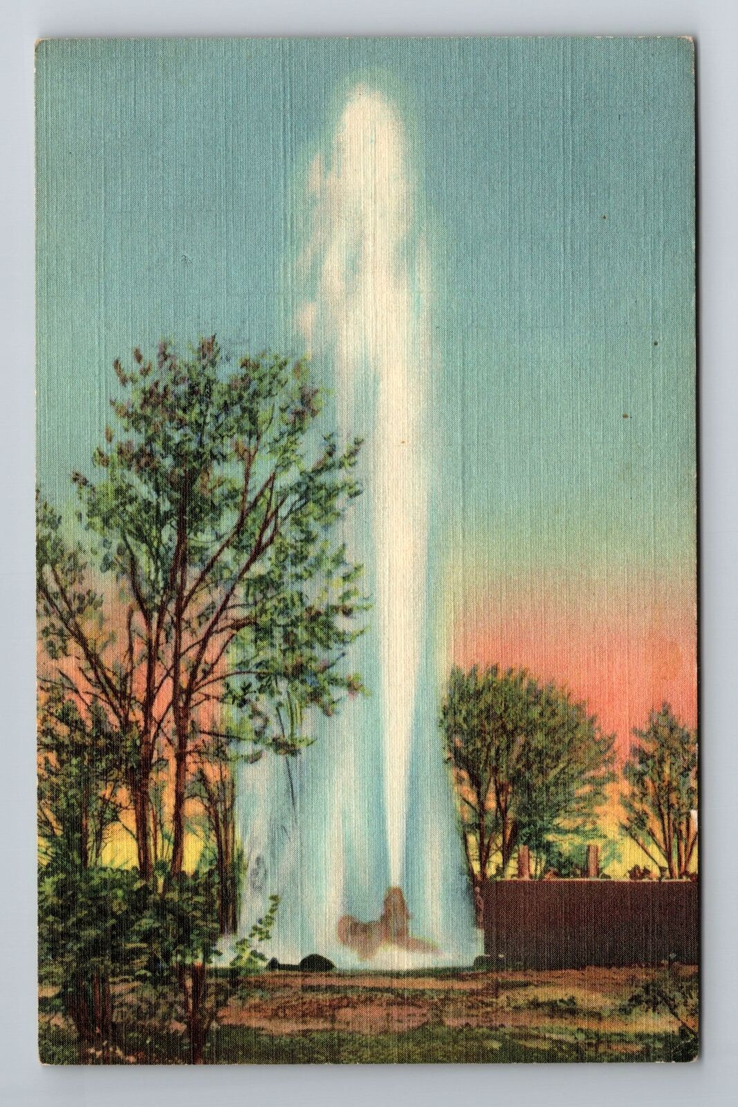 Roswell NM-New Mexico, Artesian Well, Oasis Ranch, Antique Vintage Postcard