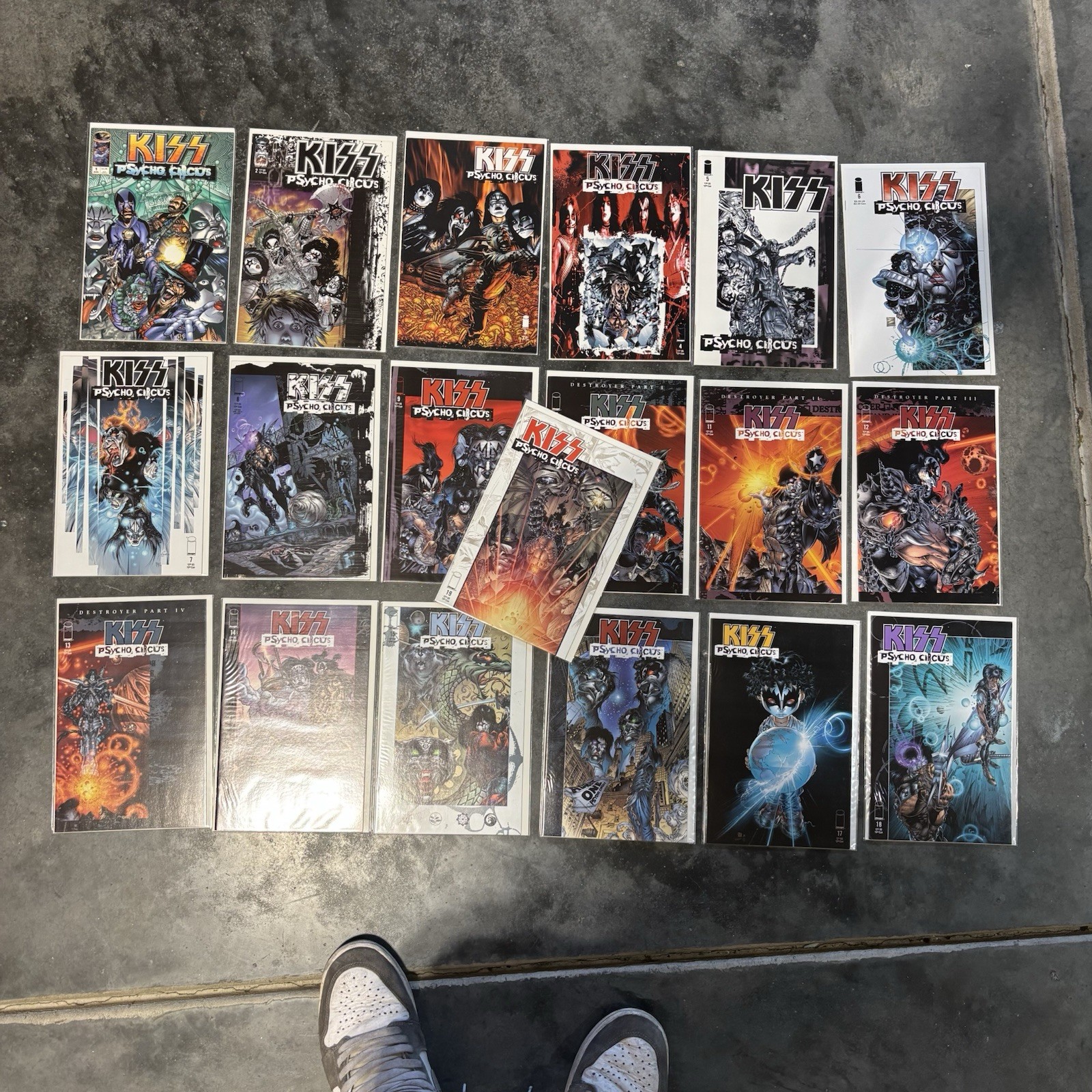 KISS Psycho Circus Complete Comic Run #1-19 Image Comics NM Collection Lot