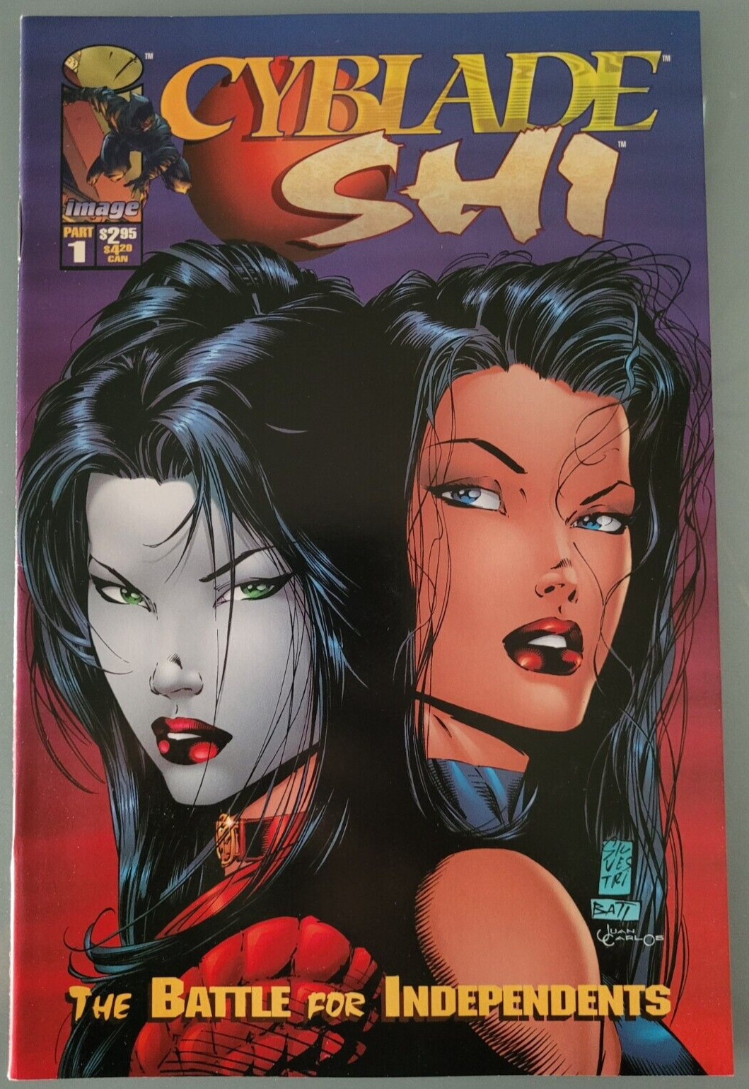 CYBLADE SHI: THE BATTLE FOR INDEPENDENTS #1 (1995) 1ST APPEARANCE OF WITCHBLADE