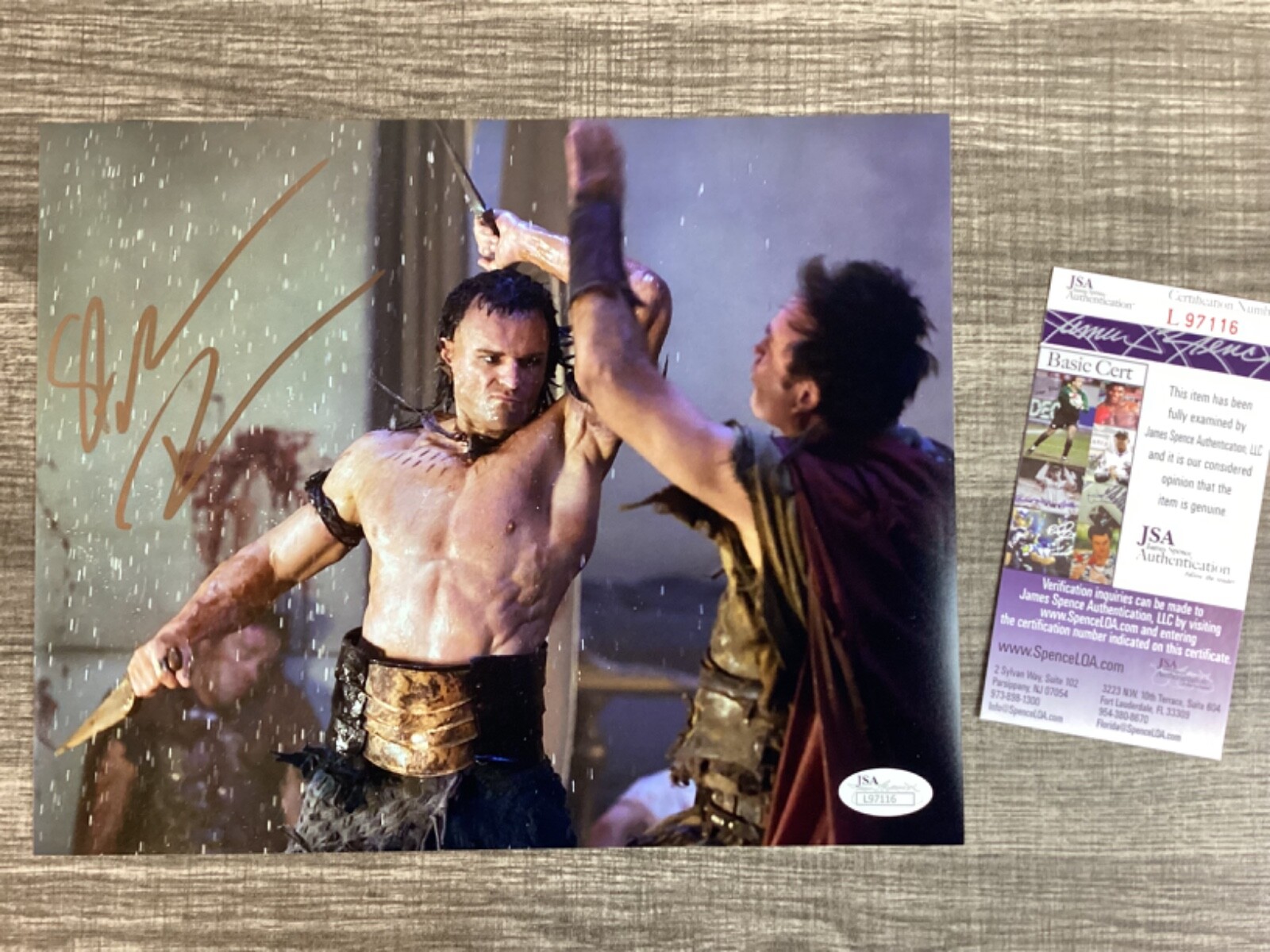 (SSG) STEVE DUNLEVY Signed 10X8 Color 
