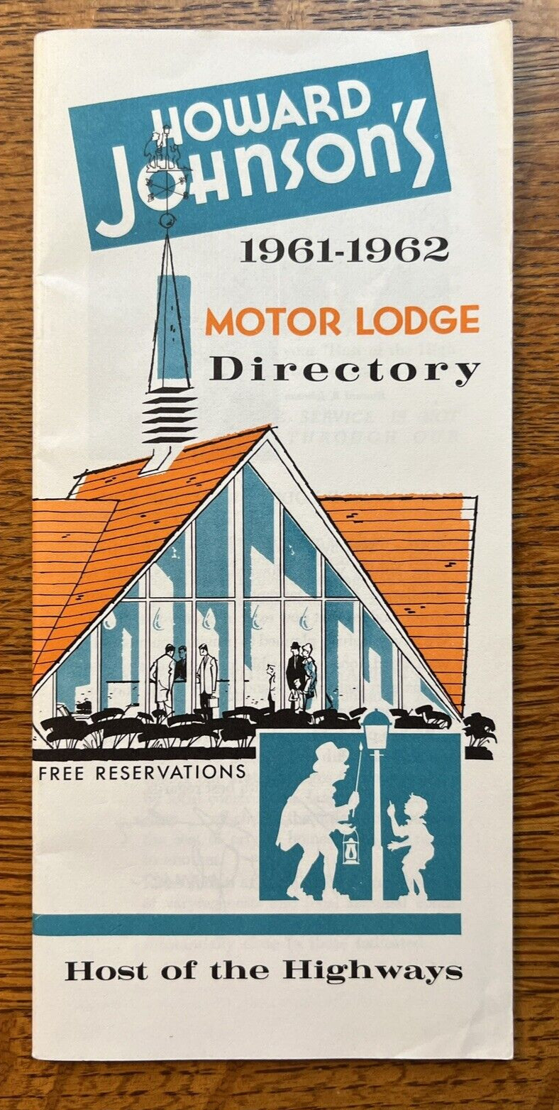 1961-1962 Howard Johnson\'s Motor Lodge Directory & Three Postcards NC PA