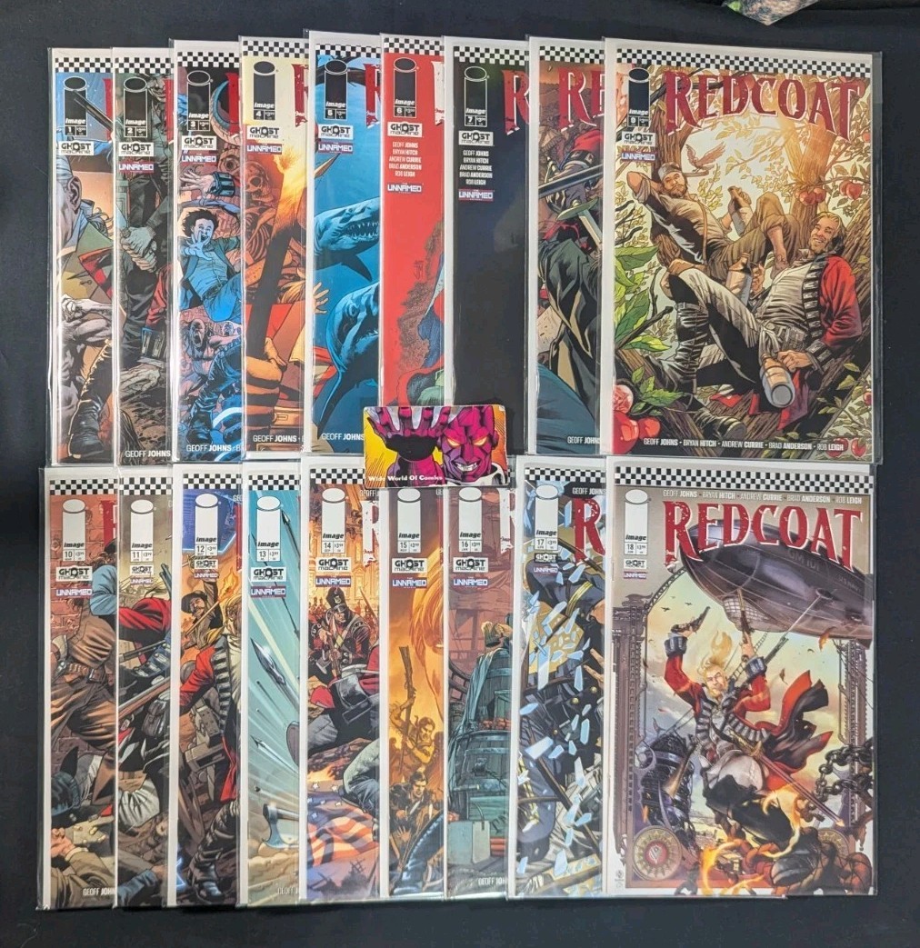 Redcoat #1-18 Complete Run Geoff Johns Bryan Hitch Image 2014