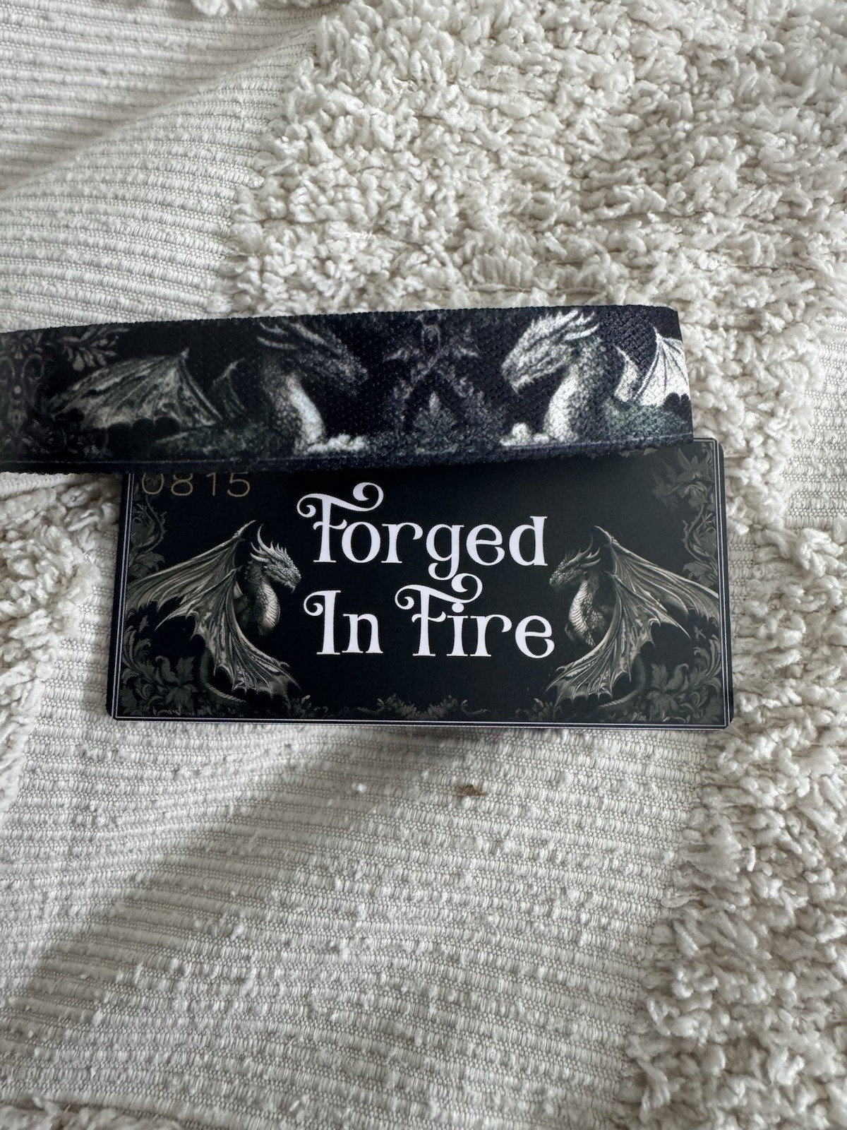 ZOX **FORGED IN FIRE** #0815 Silver Single Medium New