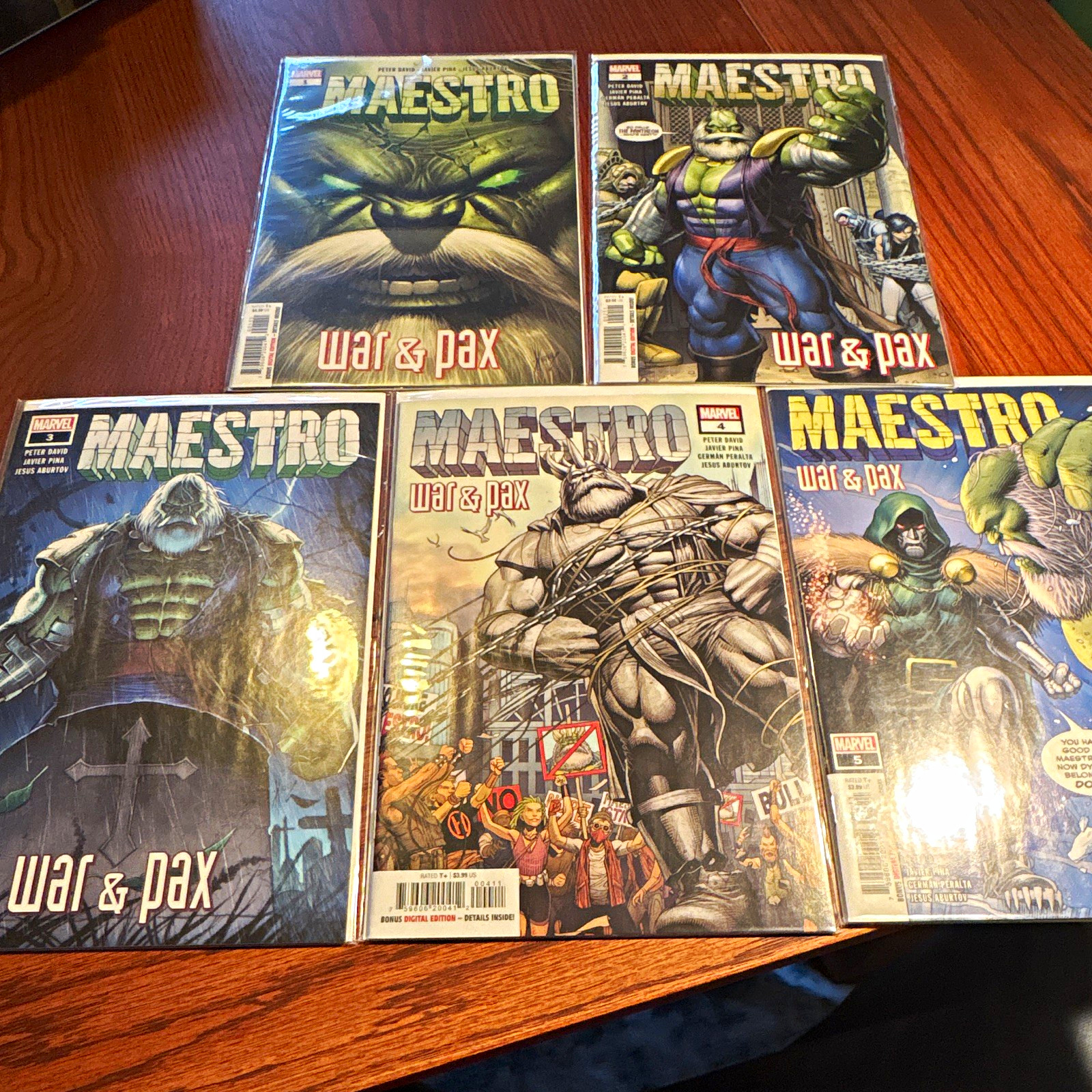 Marvel Comics Maestro: War & Pax #1-5 Comic Book Lot COMPLETE