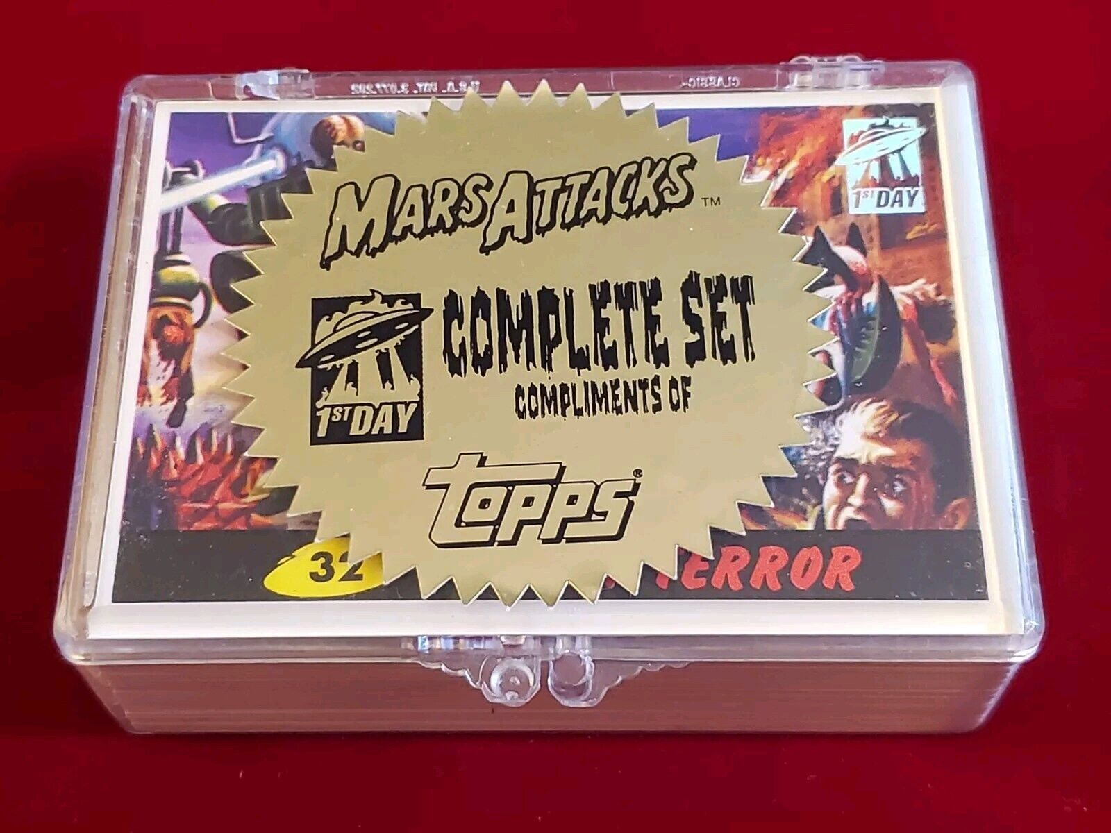 1994 Mars Attacks Archives First Day Production Complete Set of 55