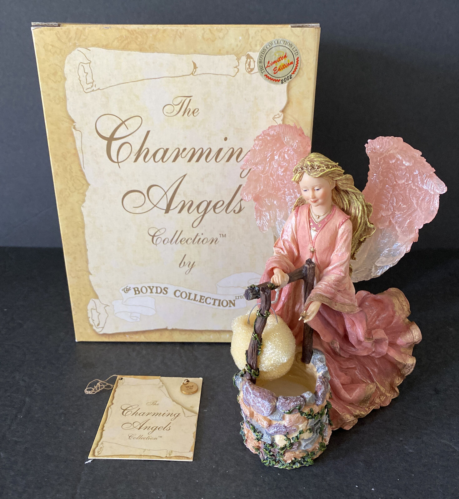 Boyds Bear Charming Angels Julianna Guardian Angel Of Wishes Figurine 28225 New
