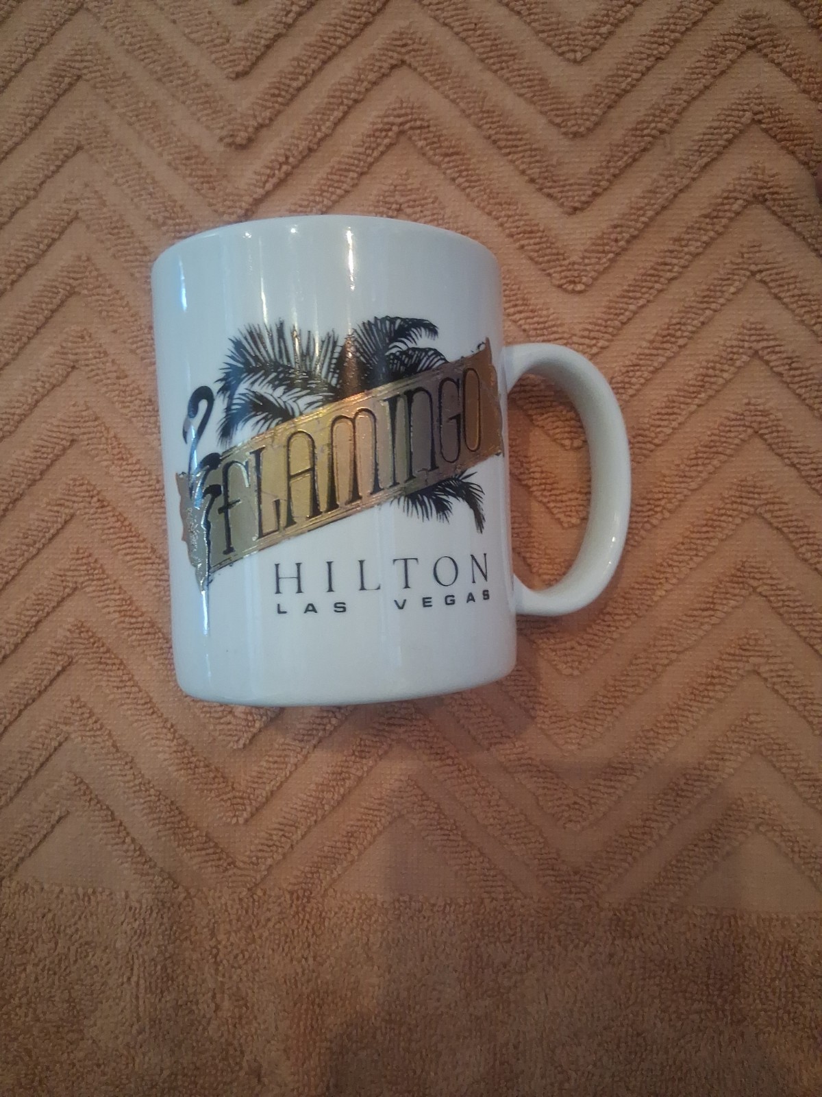 Vintage Las Vegas Coffee Mug Cup Hilton Las Vegas Excellent Pre-owned Condition 