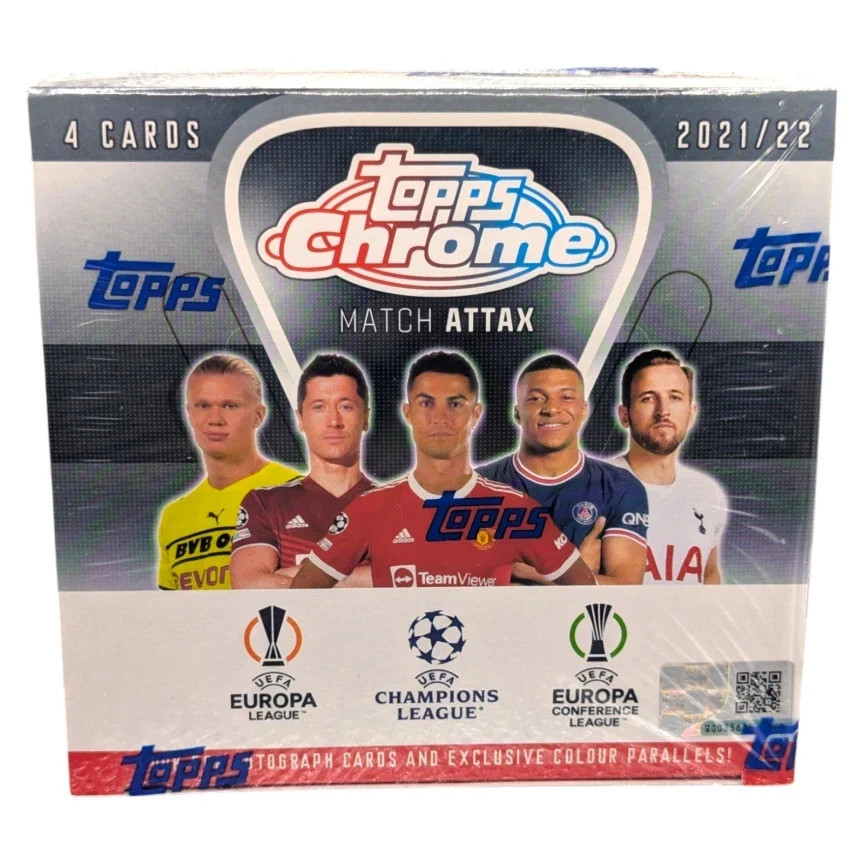 2021/22 Topps Chrome UEFA Match Attax Soccer Box - Brand New & Sealed 2021/22 Topps Chrome UEFA Match Attax Soccer Box - Brand New & Sealed