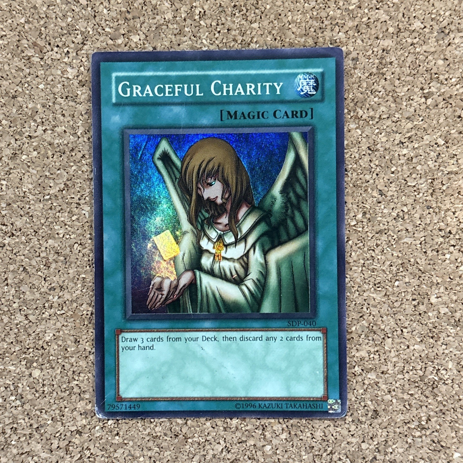 Yu-Gi-Oh Graceful Charity SDP-040 Super Rare Magic Card 
