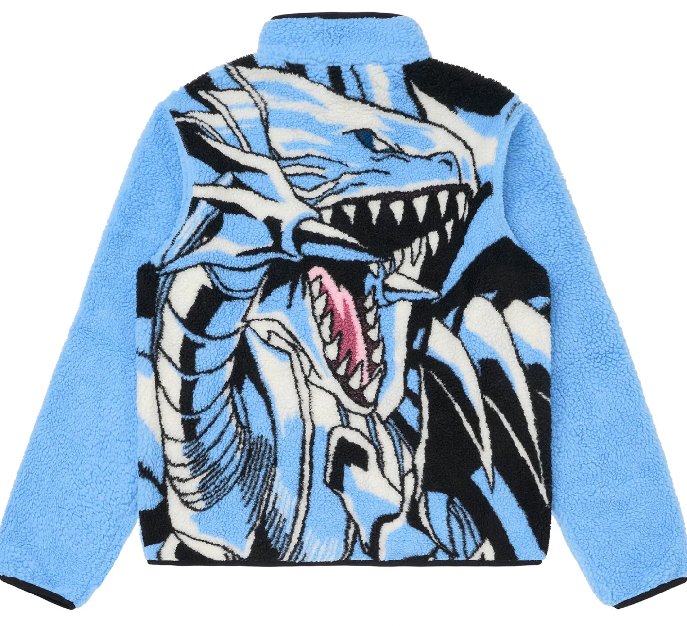 Hypland Yu-Gi-Oh  Blue Eyes White Dragon Sherpa Jacket Size Large-NEW Unopened