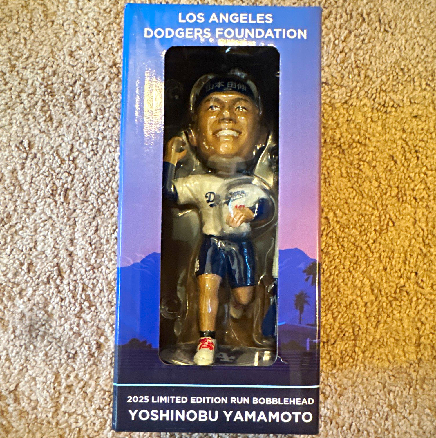 2025 Limited Edition Yoshinobu Yamamoto Dodgers Bobblehead