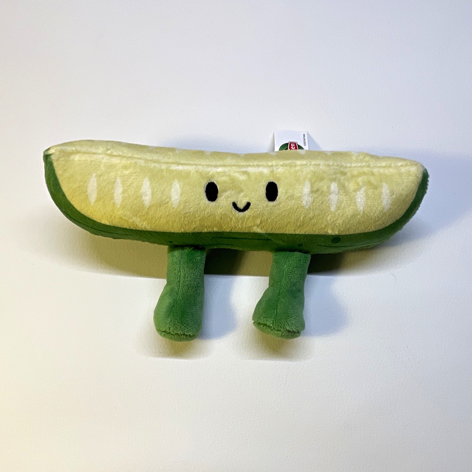 Claussen Pickle Plush Advertising Toy Green/Yellow 2025 Pickle