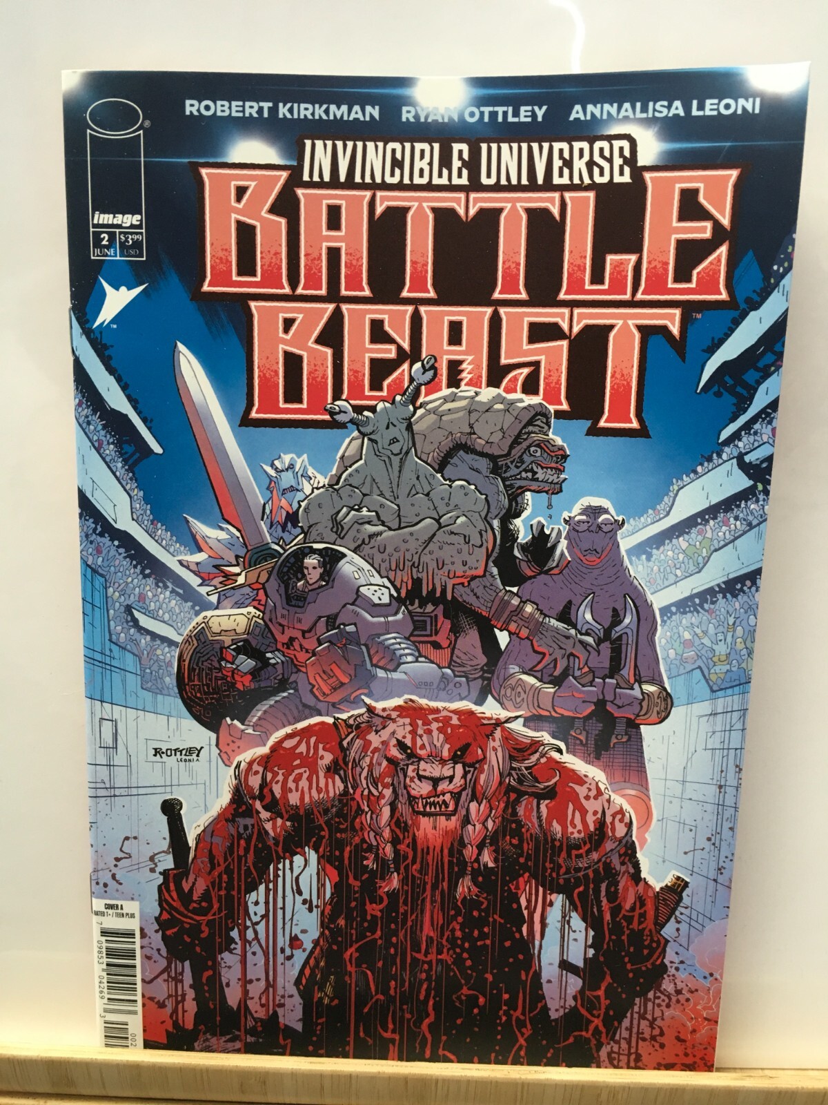 Battle Beast #2 main cover NM Ryan Ottley NM 2025