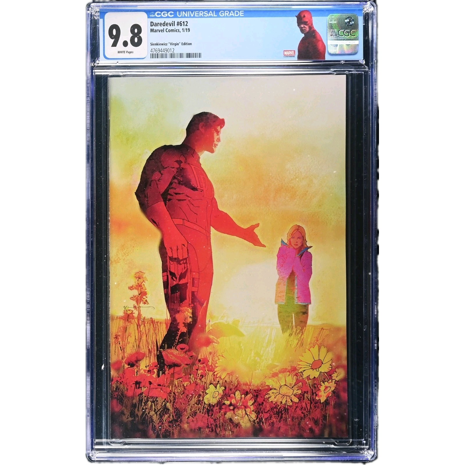 Daredevil #612 CGC 9.8 Bill Sienkiewicz Virgin 1:50 Variant Custom Label Marvel